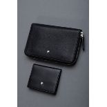 2 Diverse Montblanc Portemonnaie (10x15x2cm) und Kl | 2 Various Montblanc wallet (10x15x2cm) and ch