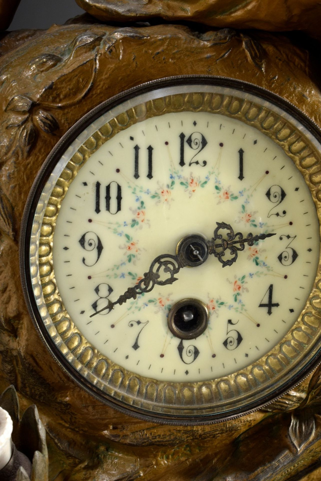 Dekorative Jugendstil Tischuhr "Loreley - Mädche | Decorative Art Nouveau table clock "Loreley - Gi - Bild 3 aus 6