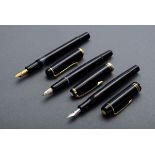 3 Diverse Vintage Montblanc No. "232"/"252" und | 3 Various vintage Montblanc No. "232"/"252" and