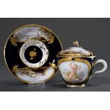 Meissen Trembleuse Tasse mit lupenfeiner Malerei | Meissen Trembleuse cup with flawless painting in