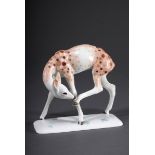 Rosenthal Figur "Reh", dezente farbige Aufglasur | Rosenthal figure "deer", discreet coloured ongla