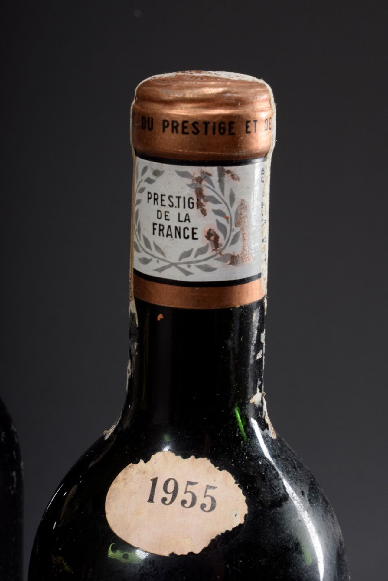 2 Flaschen 1955 Chateau Canon, Cotes Canon-Frons | 2 bottles 1955 Chateau Canon, Cotes Canon-Fronsa - Image 4 of 6