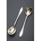 2 Teile österreichisches Salatbesteck in schlich | 2 pieces Austrian salad servers in a simple desi