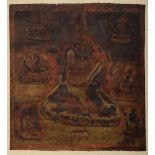 Thangka "Zornvolle Gottheit", Tibet 18./19.Jh., | Thangka "Wrathful Deity", Tibet 18th/19th centur