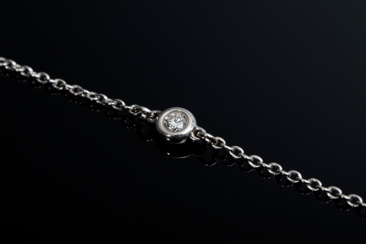 Tiffany Armband "Diamonds by the Yard" mit 3 Bri | Tiffany bracelet "Diamonds by the Yard" with 3 b - Image 5 of 5