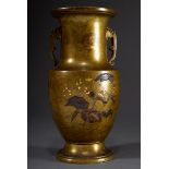 Balustervase mit zwei stilisierten Löwenhenkeln | Baluster vase with two stylised lion handles and