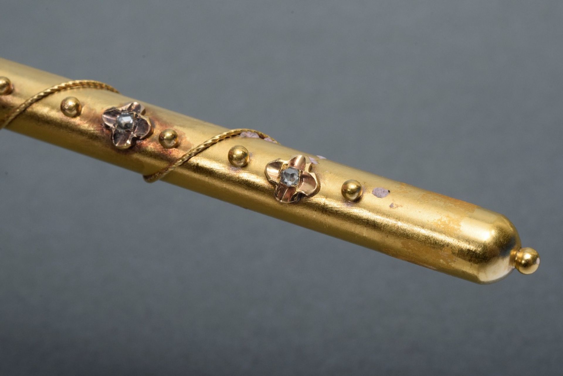 Damen-Federhalter mit GG 750 Schaft und kleinen | Ladies' pen with GG 750 shaft and small diamond - Image 4 of 4