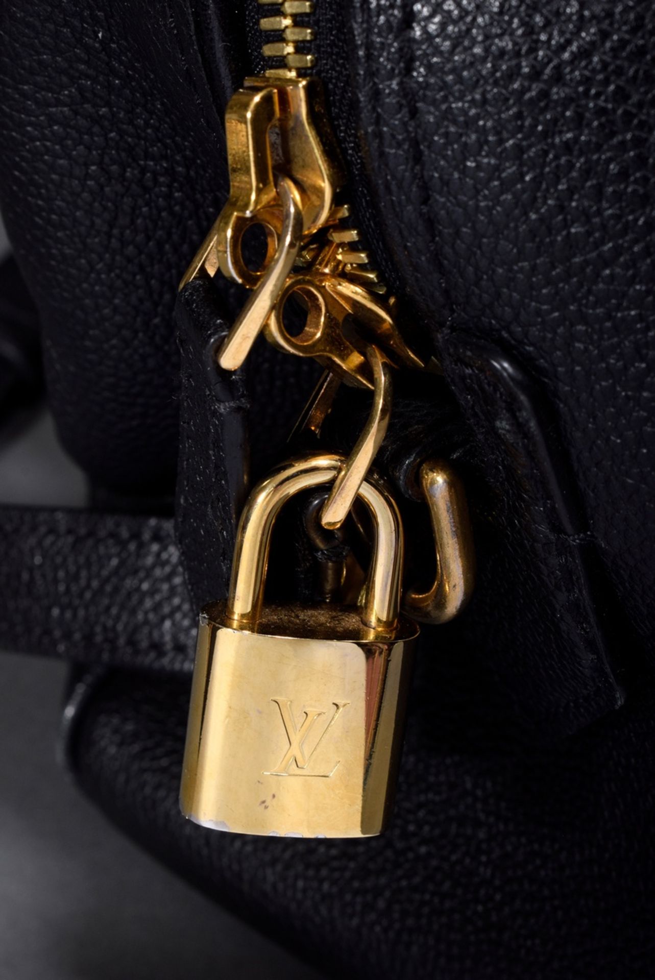 Schwarze Louis Vuitton "Speedy 30" in Monogram E | Black Louis Vuitton "Speedy 30" in Monogram Empr - Bild 5 aus 10