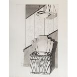 Heise, Almut (*1944) "Korridor" 1971, Radierung, | Heise, Almut (*1944) "Corridor" 1971, etching, p