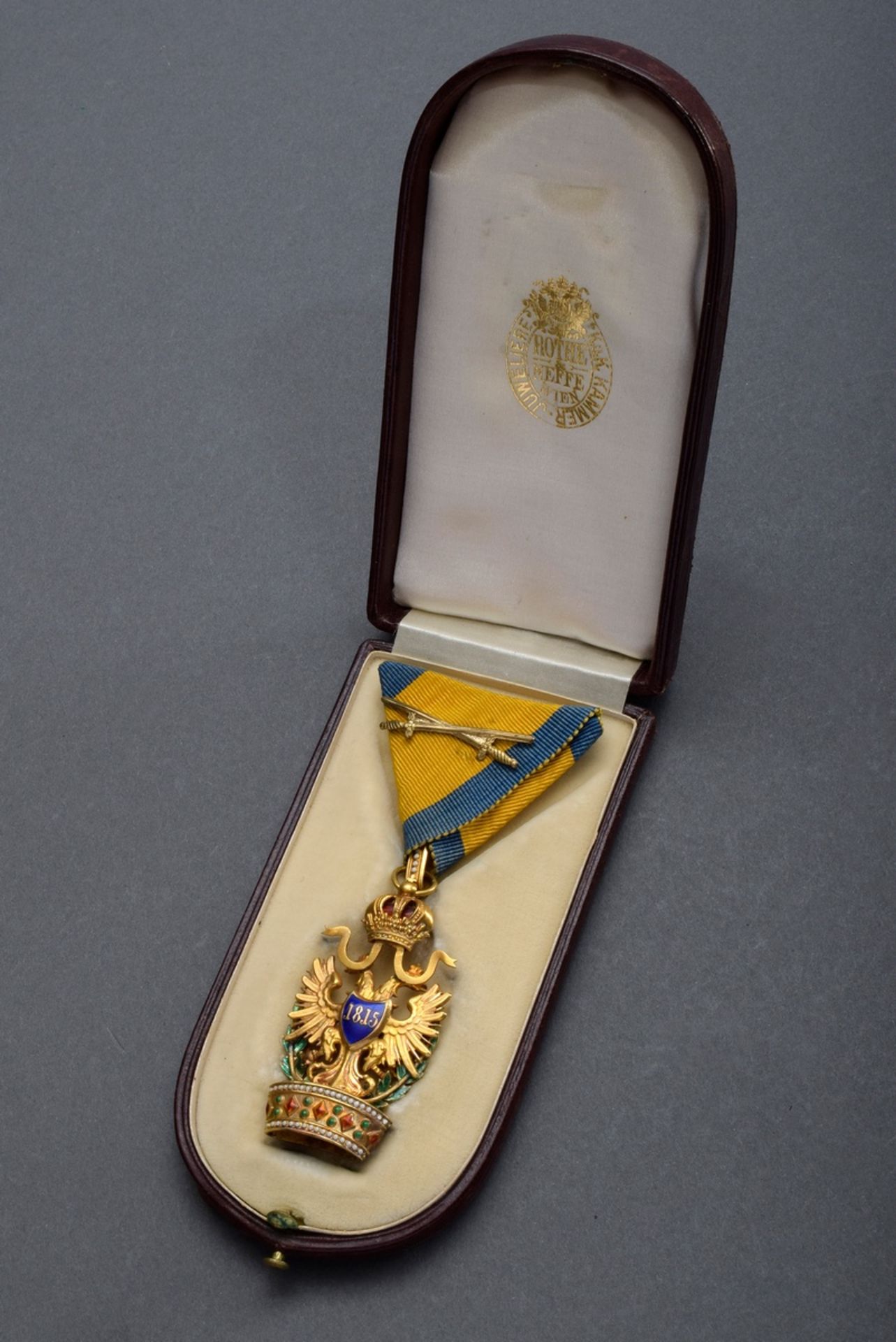 "Österreichisch kaiserlicher Orden der Eisernen | "Austrian Imperial Order of the Iron Crowns III. - Bild 5 aus 9