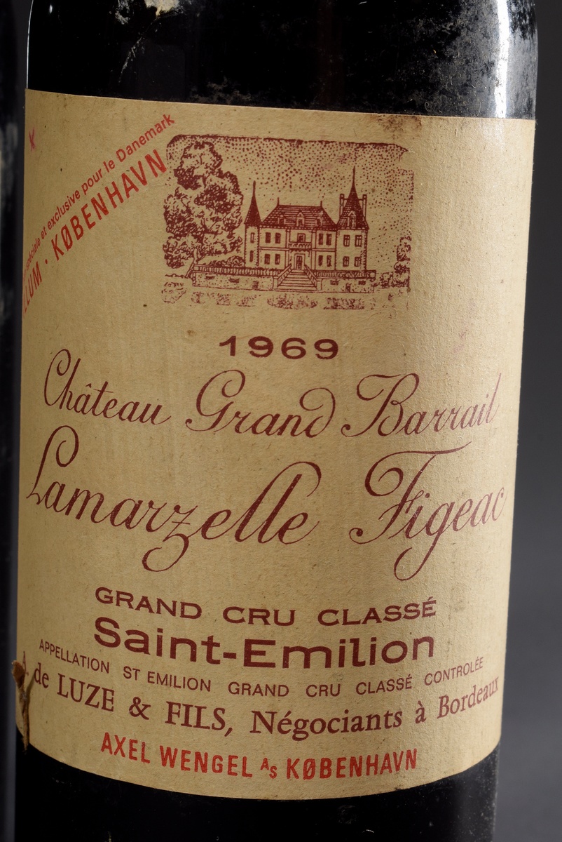 2 Flaschen 1969, 1970 Chateau Grand Barrail, Lam | 2 bottles 1969, 1970 Chateau Grand Barrail, Lama - Image 2 of 6