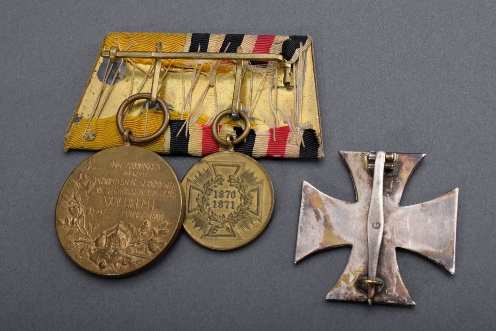 2 Diverse Teile: Eisernes Kreuz 1.Klasse 1870, S | 2 Various parts: Iron Cross 1st Class 1870, silv - Bild 2 aus 5