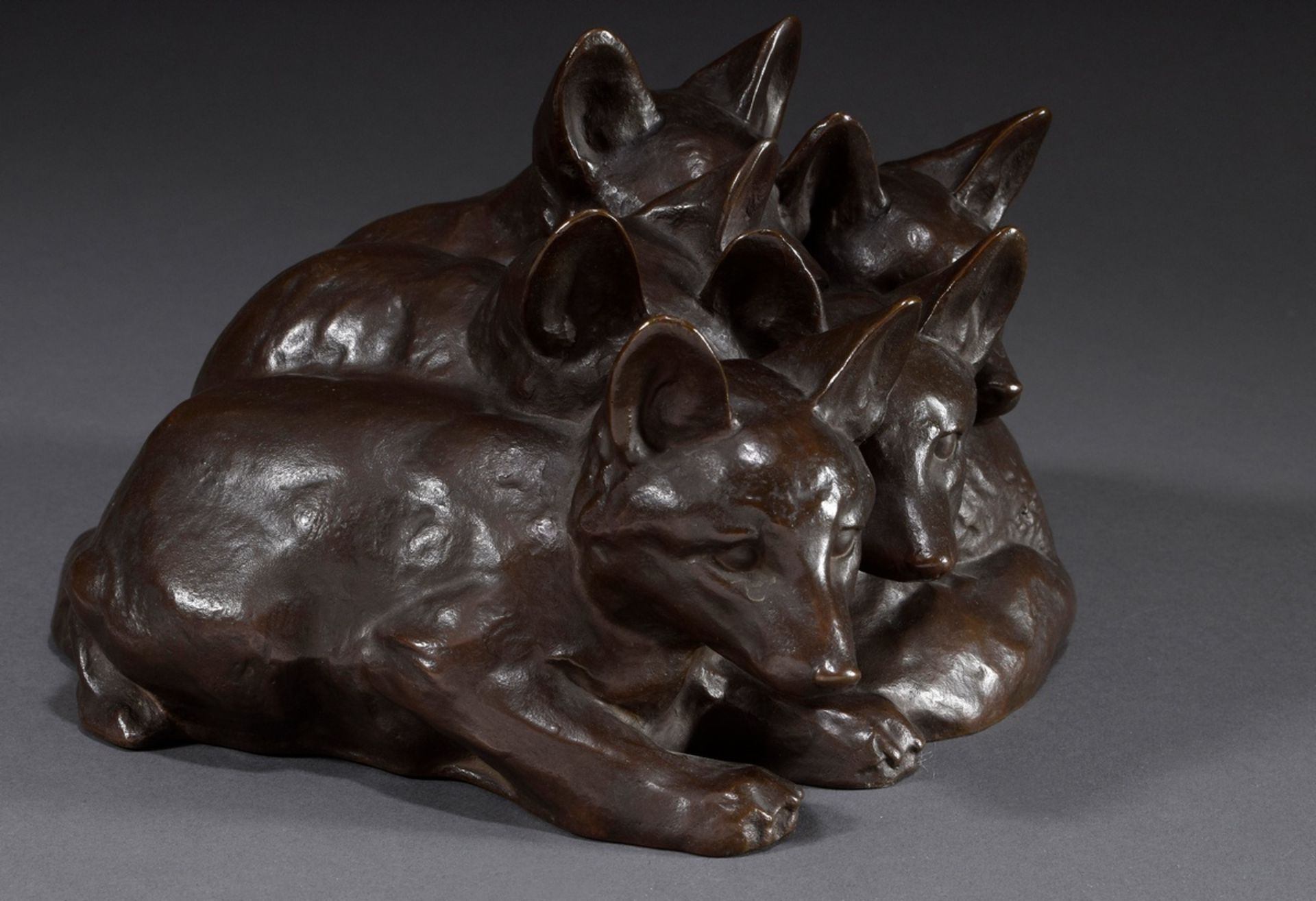 Zügel, Willi (1876-1950), "Fünf junge Füchse", B | Zügel, Willi (1876-1950), "Five young foxes", br - Bild 4 aus 7