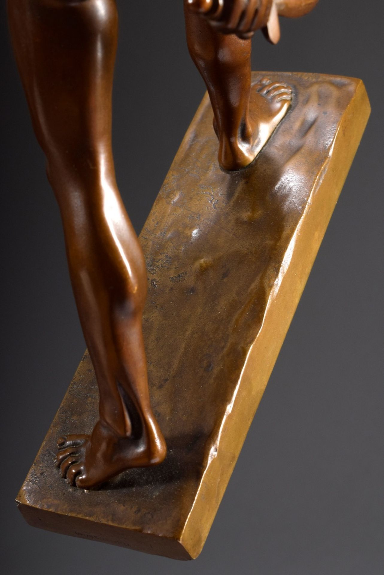 Skulptur "Borghesischer Fechter", Bronze, Gießer | Sculpture "Borghesischer Fechter", bronze, found - Bild 9 aus 12