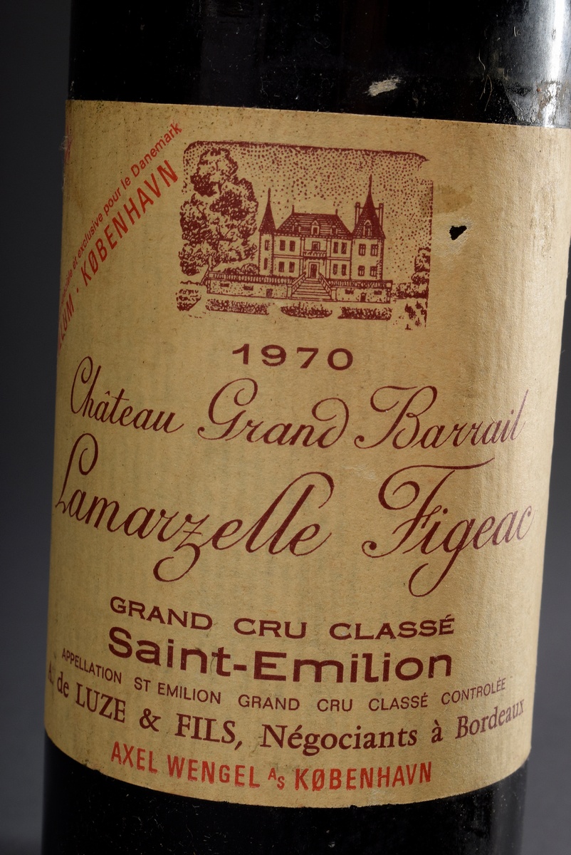 2 Flaschen 1969, 1970 Chateau Grand Barrail, Lam | 2 bottles 1969, 1970 Chateau Grand Barrail, Lama - Image 3 of 6