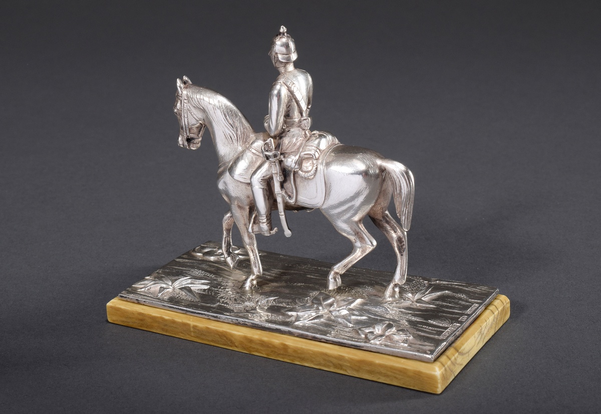 Briefbeschwerer "Kaiser Wilhelm II zu Pferde", H | Paperweight "Kaiser Wilhelm II on horseback", co - Image 3 of 8