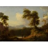 Rhodes, Joseph (1782-1855) "Wanderer bei Tivoli" | Rhodes, Joseph (1782-1855) "Wanderer near Tivoli