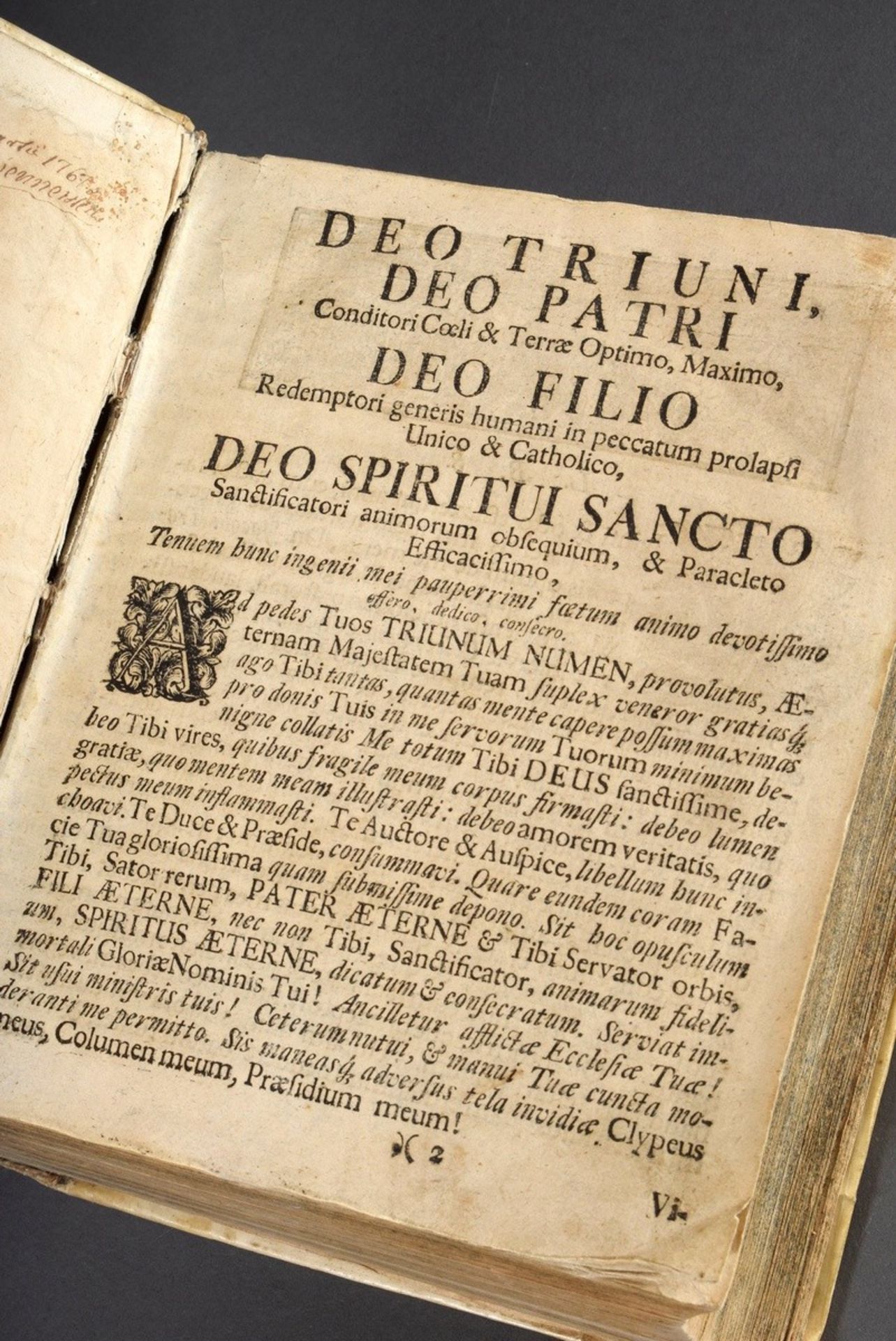 Lateinische Bibel in Pergamenteinband, wohl Schw | Latin Bible in parchment binding, probably Swede