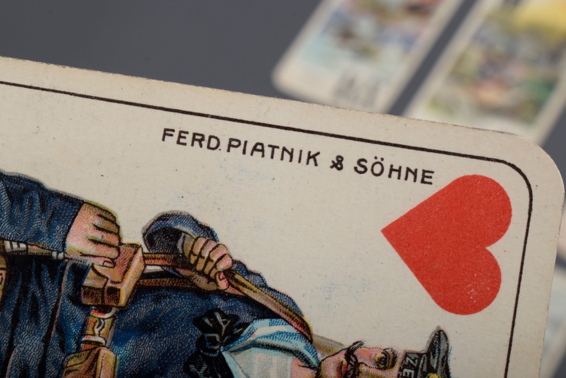 Patriotisches Tarock Kartenspiel "Österreich-Ung | Patriotic tarot card game "Austria-Hungary's Arm - Bild 7 aus 7
