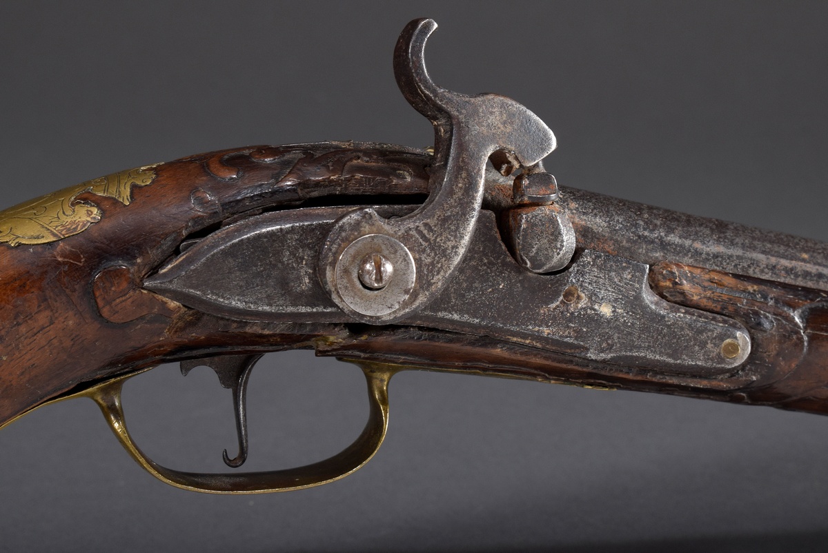 Reitervorderladerpistole mit Percussionsschloss, | Rider's muzzle-loading pistol with percussion lo - Image 5 of 15