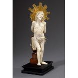 Elfenbeinskulptur „Christus an der Martersäule" | Ivory sculpture "Christ at St. Mary's Column" wi