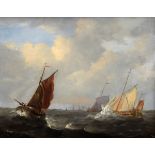 Unbekannter Maler des 19.Jh. "Schiffsverkehr" 18 | Unknown painter of the 19th century "Ship traffi