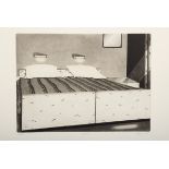 Heise, Almut (*1944) "Ehebett" 1970, Radierung, | Heise, Almut (*1944) "Marriage Bed" 1970, etchin