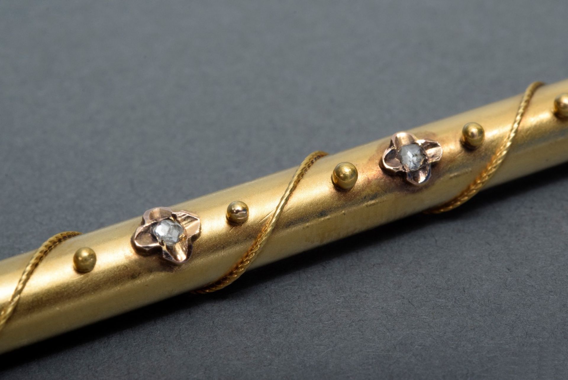 Damen-Federhalter mit GG 750 Schaft und kleinen | Ladies' pen with GG 750 shaft and small diamond - Image 3 of 4