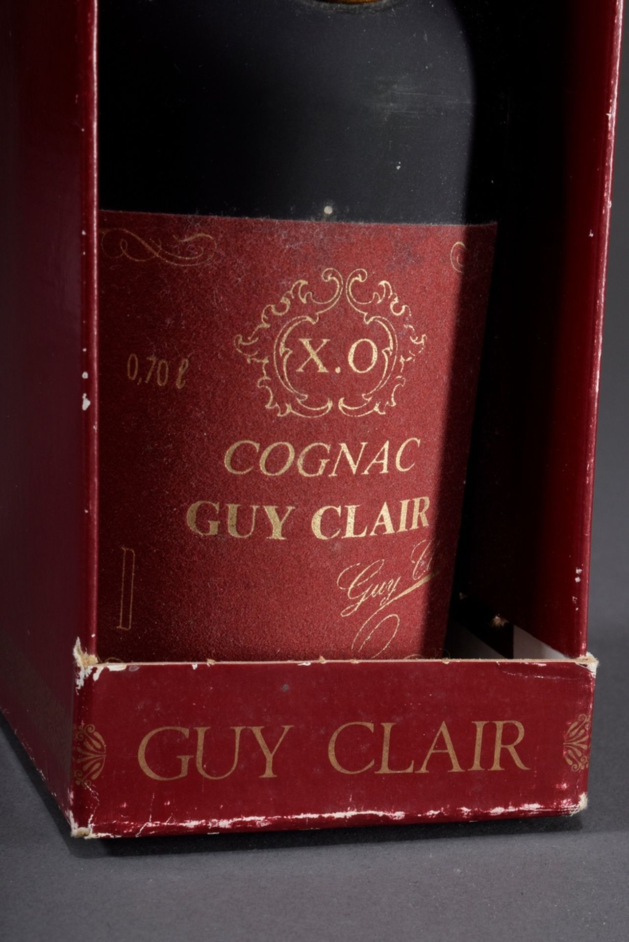 Flasche Cognac "Guy Clair", 0,7l., in Original Ka | Bottle Cognac "Guy Clair", 0.7l., in Original K - Image 7 of 7