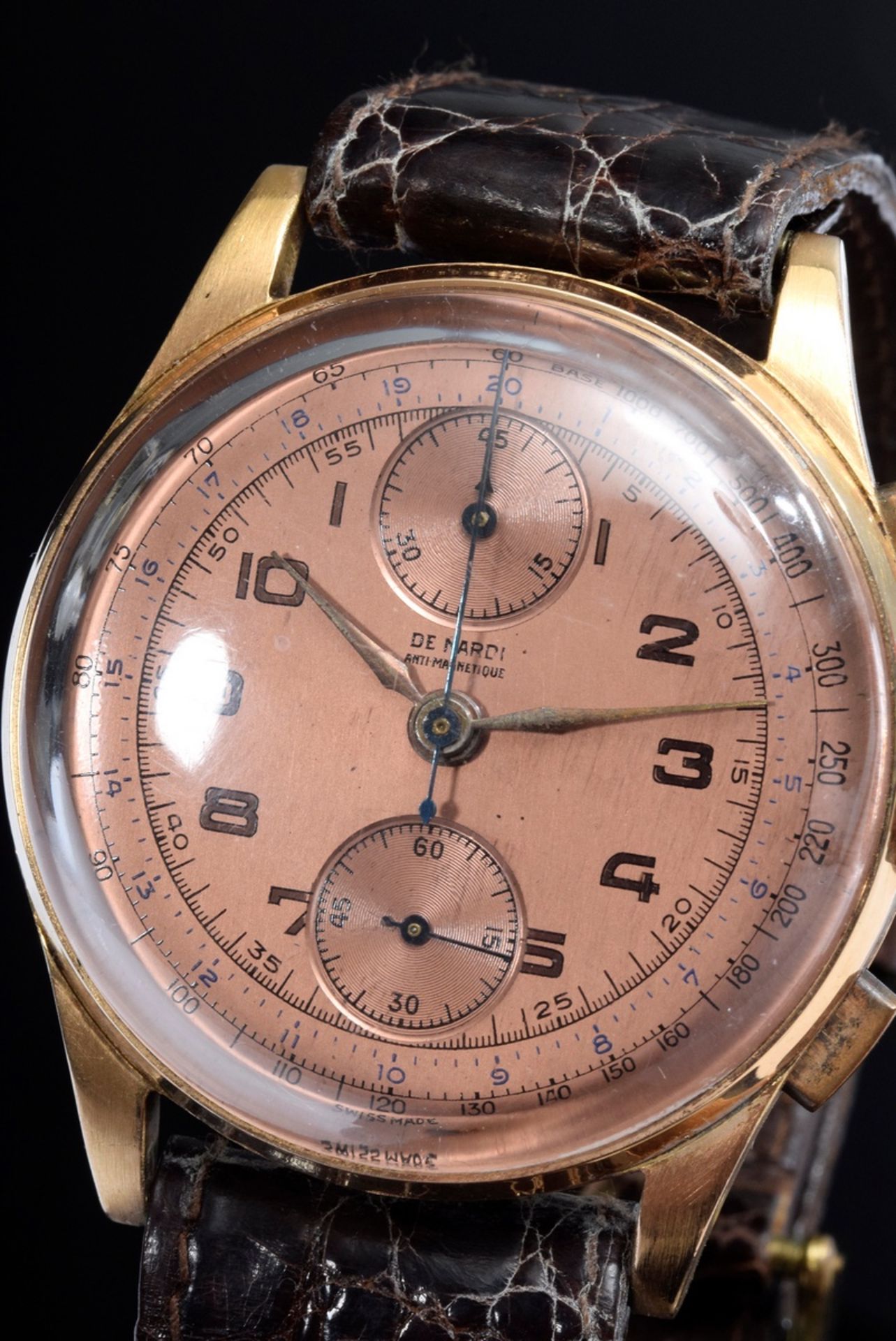 RG 750 "DE NARDE" Herrenarmbanduhr, Chronograph, | RG 750 "DE NARDE" men's wristwatch, chronograph, - Bild 2 aus 5
