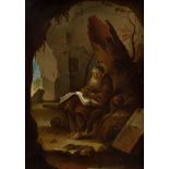 Unbekannter Maler des 18.Jh. "Heiliger Eremit", | Unknown painter of the 18th century "Holy Hermit