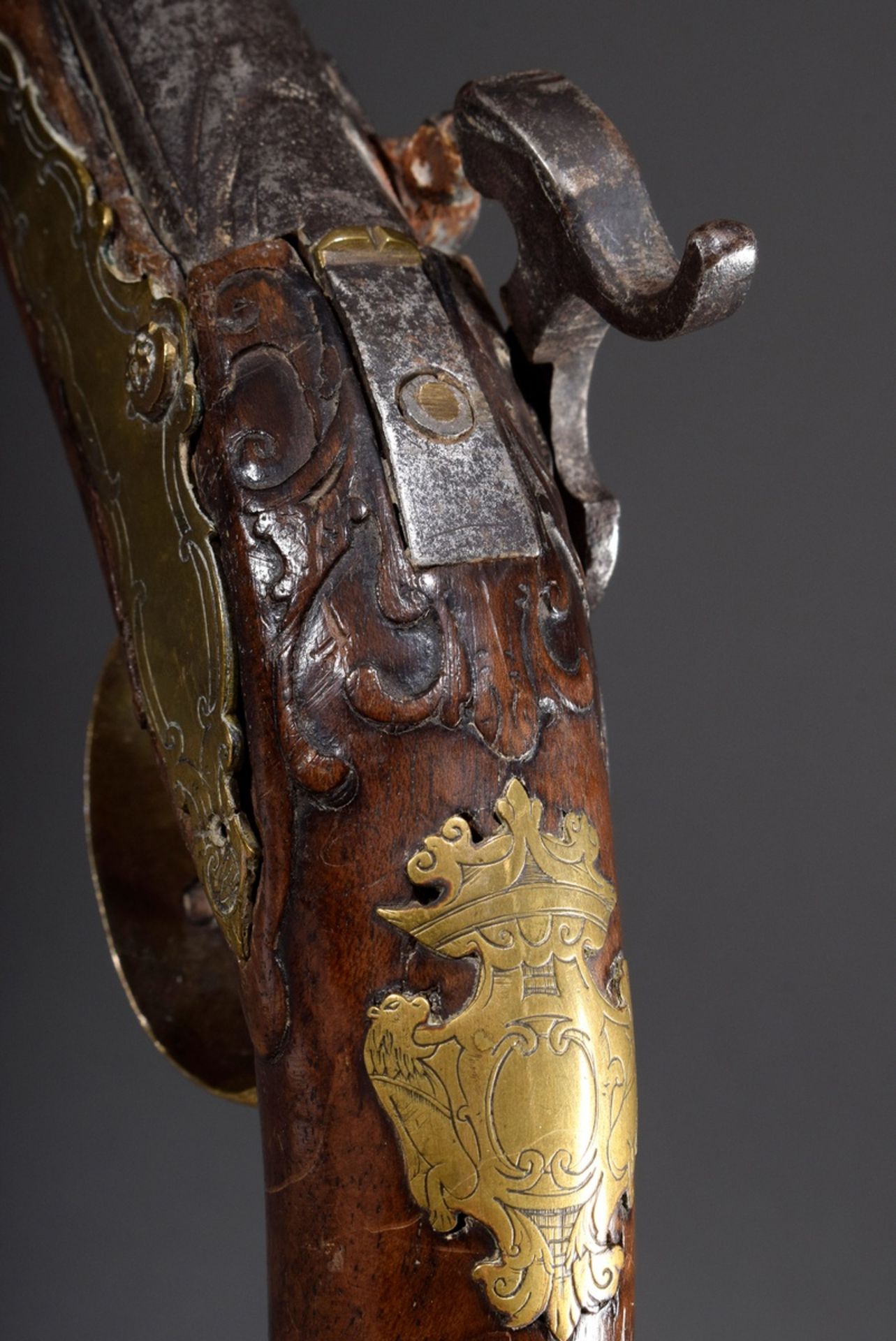 Reitervorderladerpistole mit Percussionsschloss, | Rider's muzzle-loading pistol with percussion lo - Image 6 of 15