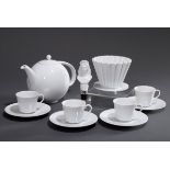 7 Diverse Teile KPM "Berlin": 1 Kanne (H. 15cm), | 7 Various pieces KPM "Berlin": 1 pot (h. 15cm),