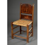 Vierländer Hochzeitsstuhl mit intarsierter Lehne | Vierländer wedding chair with inlaid backrest "