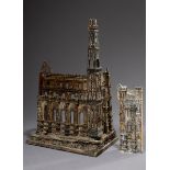 Architekturmodell "Spät-Romanische Kirchenruine" | Architectural model "Late Romanesque church ruin