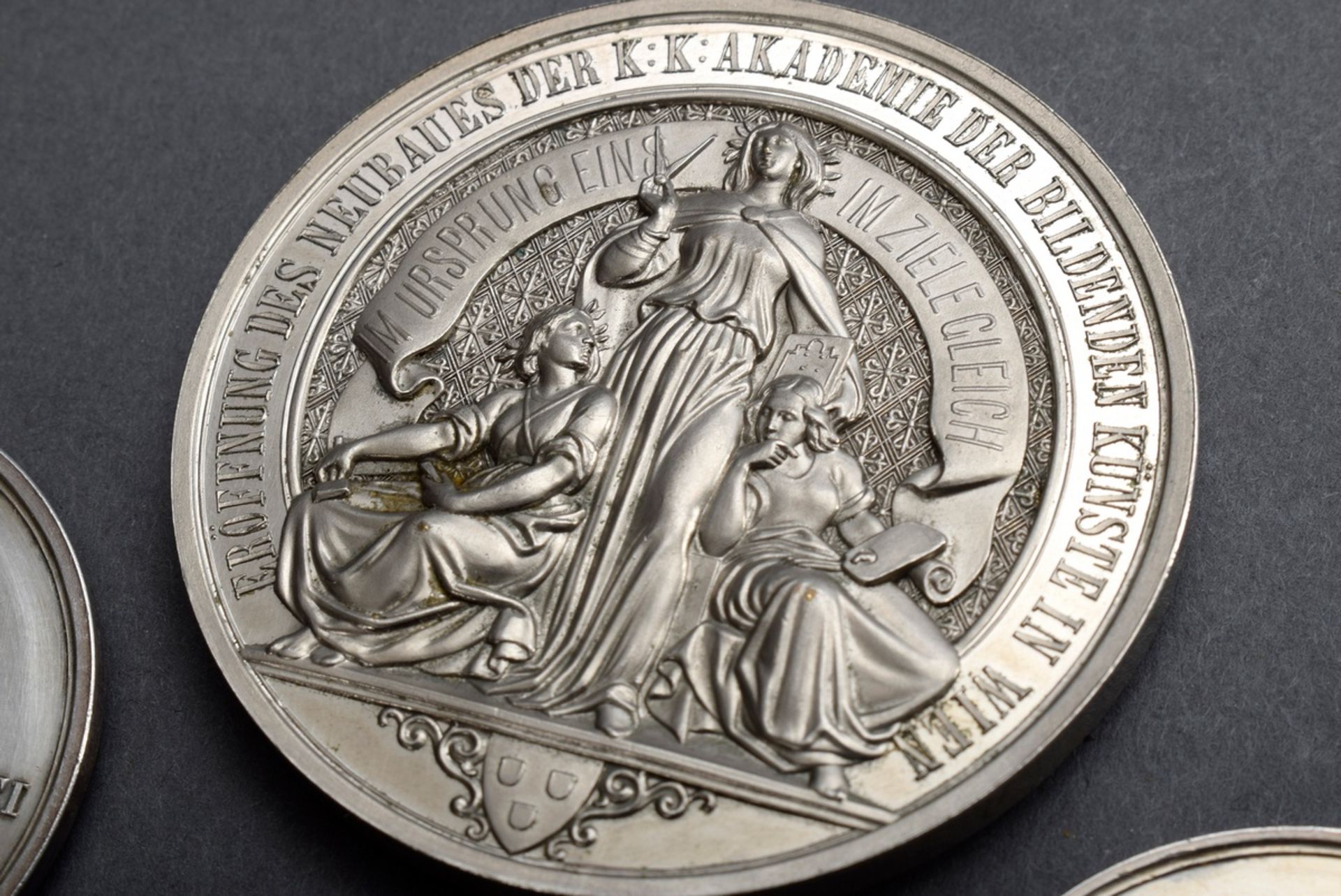 4 Diverse versilberte Medaillen Österreich K.u.K.: 2x | 4 Various silver medals Austria K.u.K. - Bild 5 aus 6