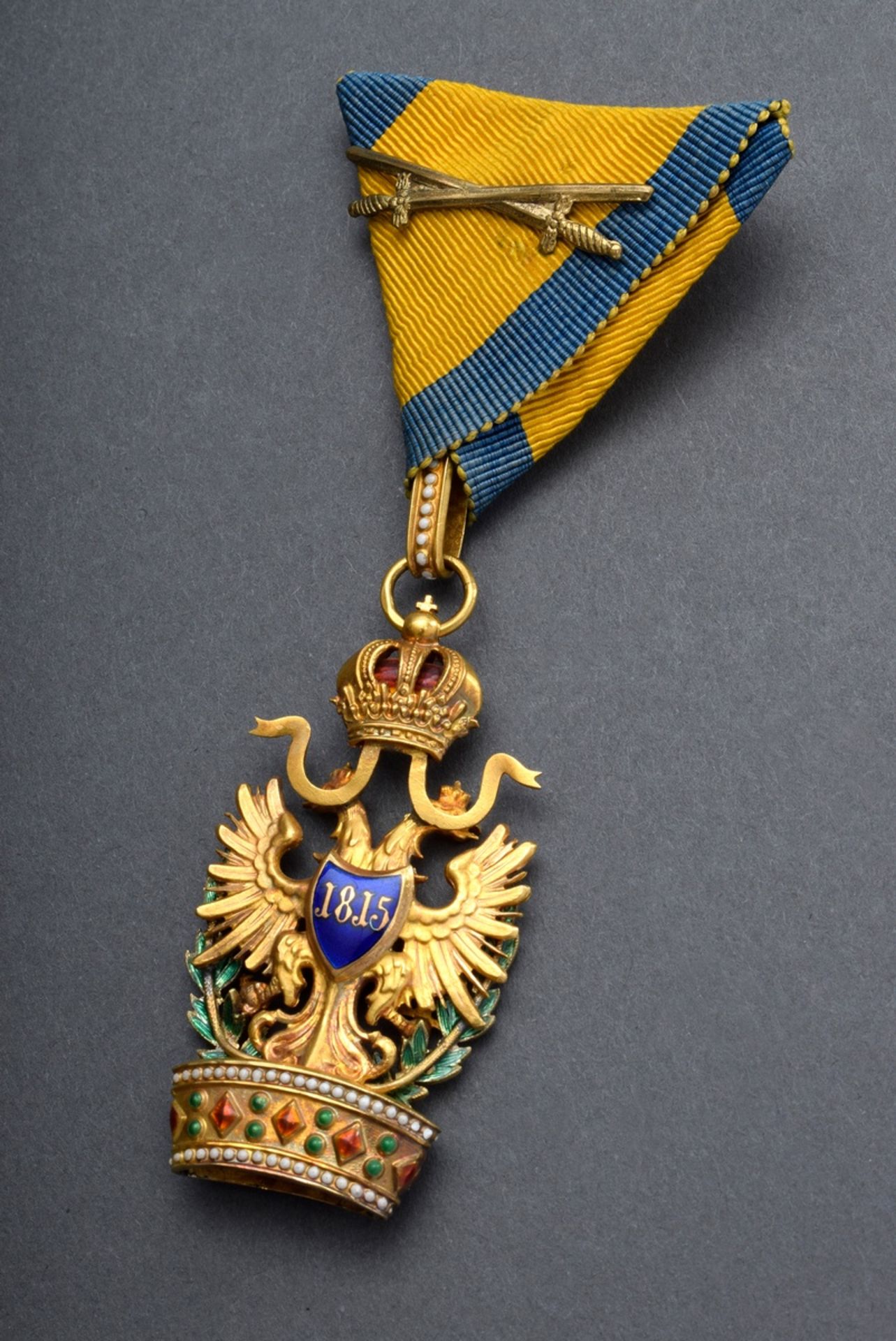 "Österreichisch kaiserlicher Orden der Eisernen | "Austrian Imperial Order of the Iron Crowns III. - Bild 2 aus 9