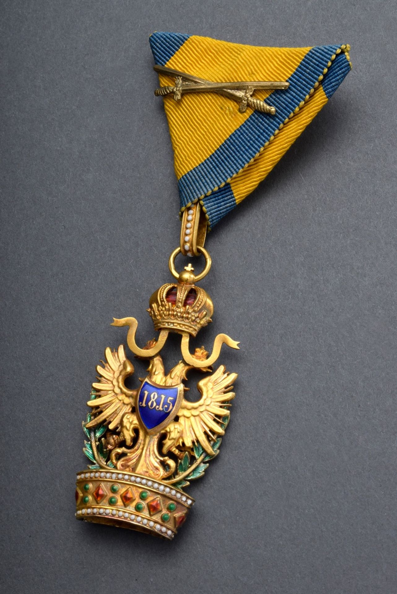 "Österreichisch kaiserlicher Orden der Eisernen | "Austrian Imperial Order of the Iron Crowns III. - Image 2 of 9