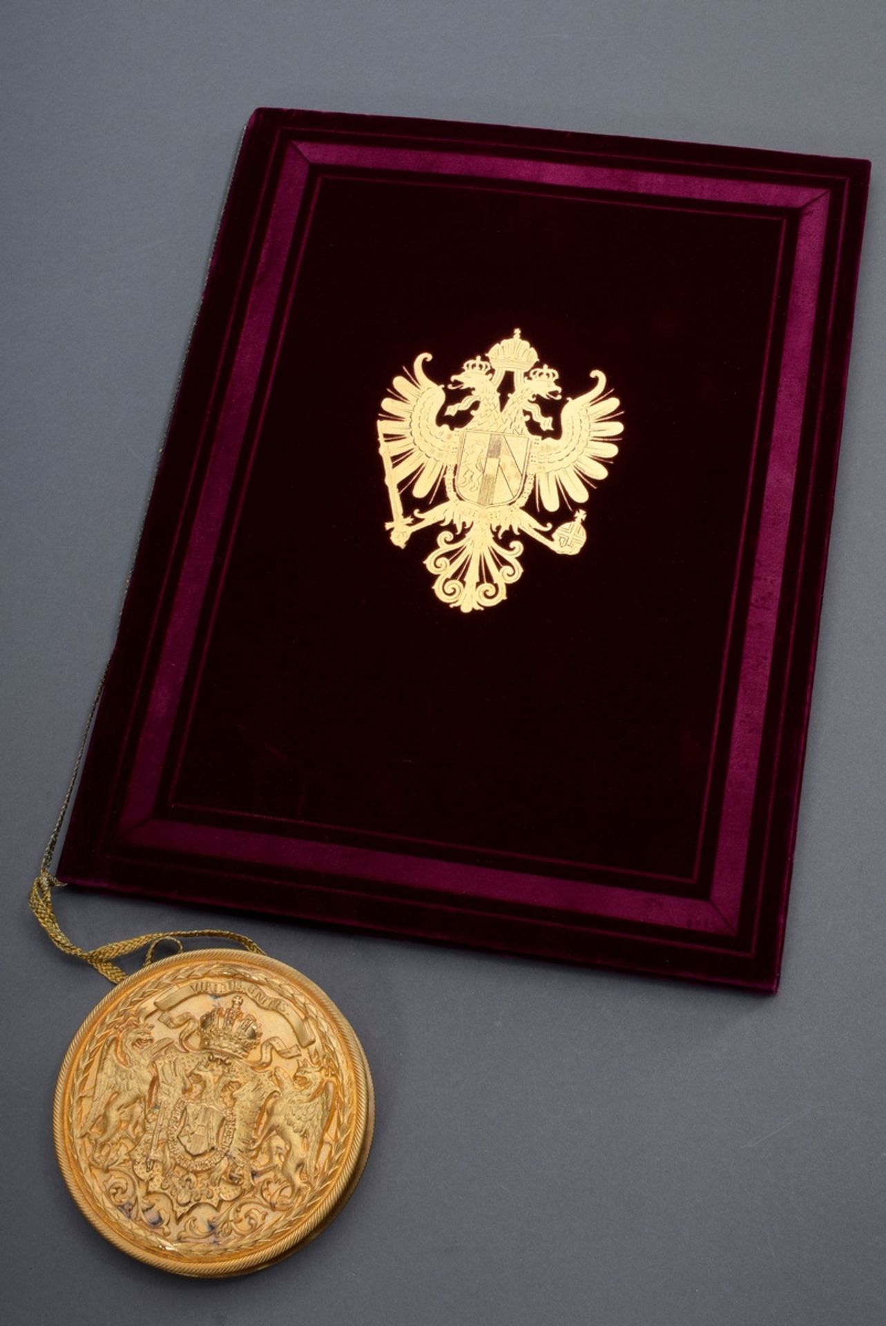 Adelsdiplom/Adelsbrief für Julius (Ritter von) B | Nobility diploma/letter of nobility for Julius ( - Bild 5 aus 14