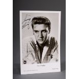 Elvis Presley Autogrammkarte mit Widmung und Aut | Elvis Presley autograph card with dedication and