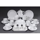 23 Teile KPM „Kurland“ Frühstücksservice für 6 P | 23 pieces KPM "Kurland" breakfast set for 6 pers