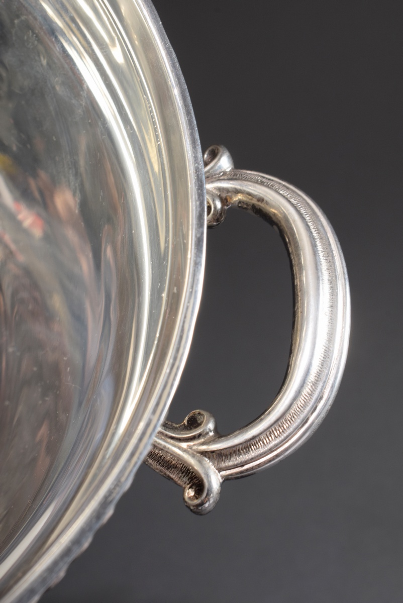 Runde Deckelterrine mit floraler Gravur auf orna | Round lidded tureen with floral engraving on orn - Image 5 of 8