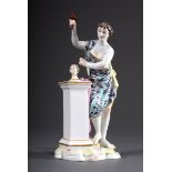 Porzellan Figur "Allegorie der Bildhauerei", pol | Porcelain figure "Allegory of Sculpture", polych