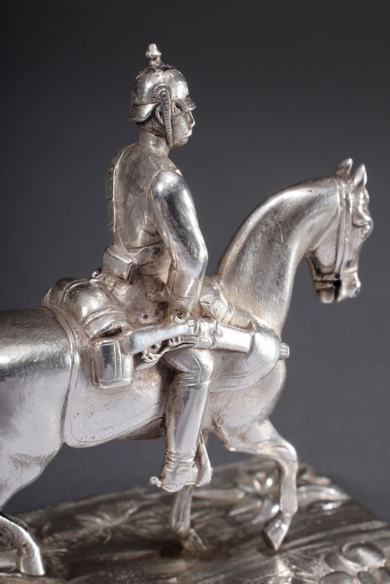 Briefbeschwerer "Kaiser Wilhelm II zu Pferde", H | Paperweight "Kaiser Wilhelm II on horseback", co - Bild 5 aus 8