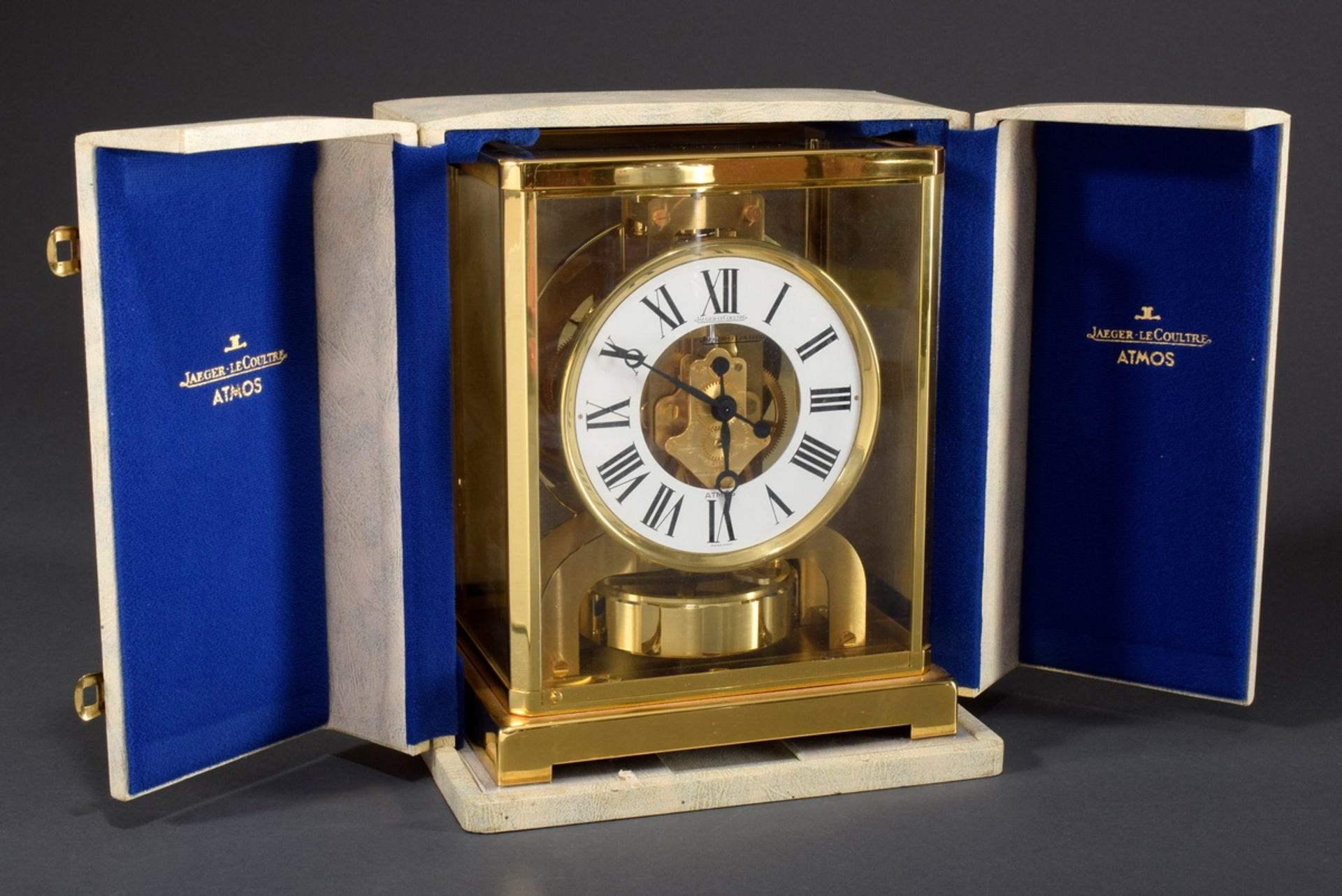 Jaeger LeCoultre "Atmos Classic" Tischuhr mit To | Jaeger LeCoultre "Atmos Classic" table clock wit