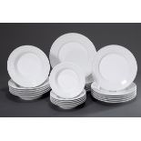 24 Teile KPM „Kurland“ Speiseservice für 6 Perso | 24 pieces KPM "Kurland" dinner service for 6 per