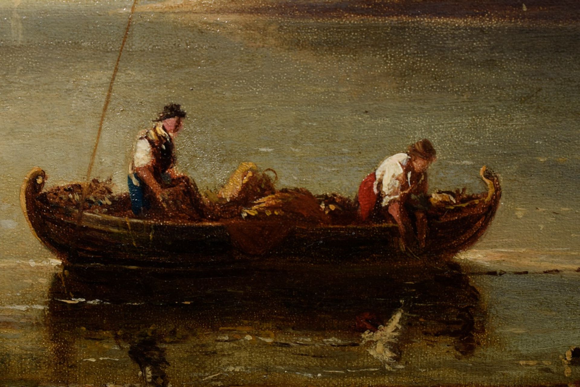 Bommel, Elias Pieter van (1819-1890) "Sonnenaufg | Bommel, Elias Pieter van (1819-1890) "Sunrise on - Image 4 of 8