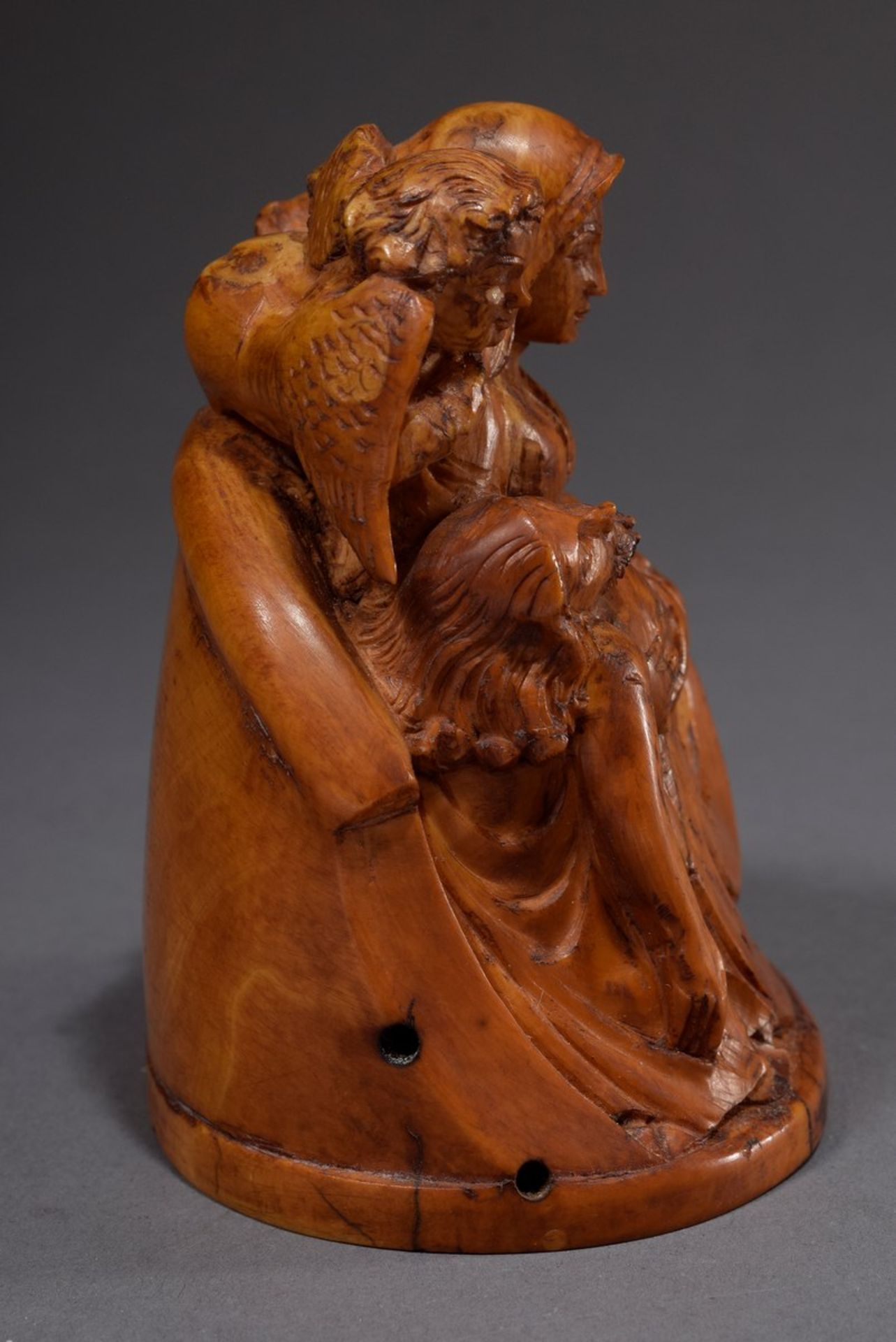 4 Diverse Schnitzereien: "Pieta mit Engel", "Mad | 4 Various carvings: "Pieta with Angel", "Madonna - Image 3 of 14