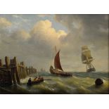 Unbekannter Künstler des 19.Jh., "Holländische K | Unknown artist of the 19th century, "Dutch coast