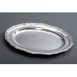 Ovale Platte mit geschweiftem Rand, Koch & Bergf | Oval plate with curved rim, Koch & Bergfeld (key
